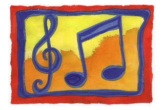 Doppelkarte Musik - Ulrike Franz