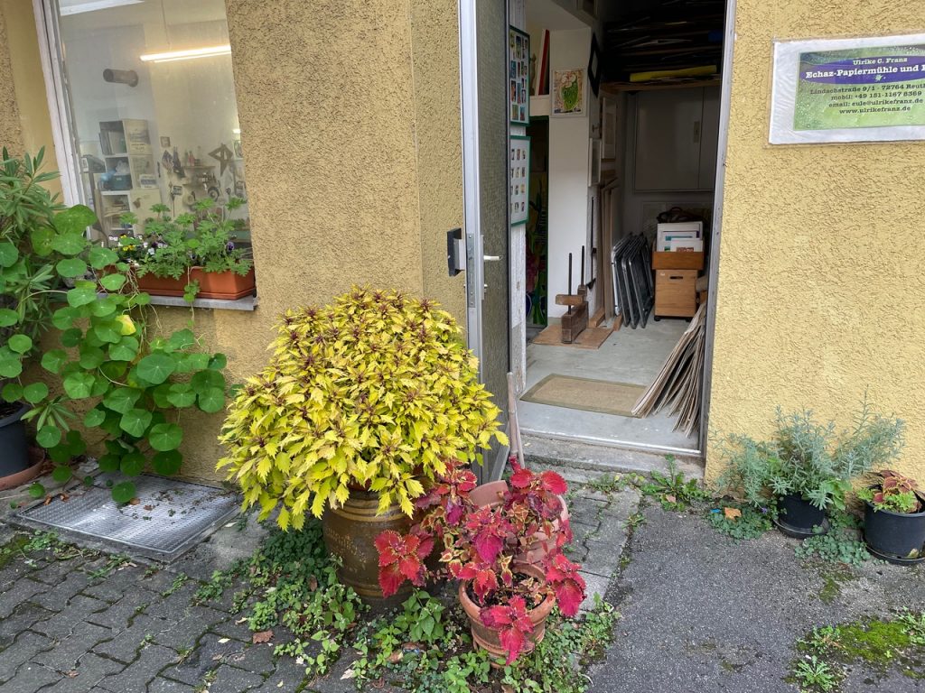 Eingang zur Echaz Papiermühle