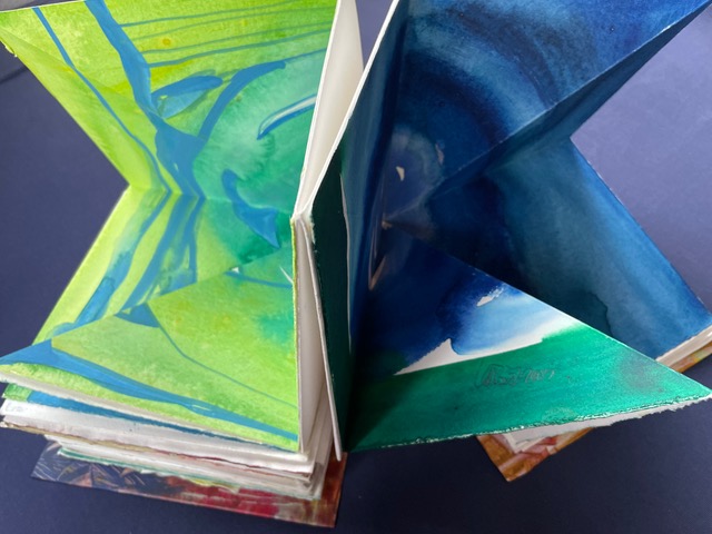 Kuenstlerbuch tuerkische Faltung