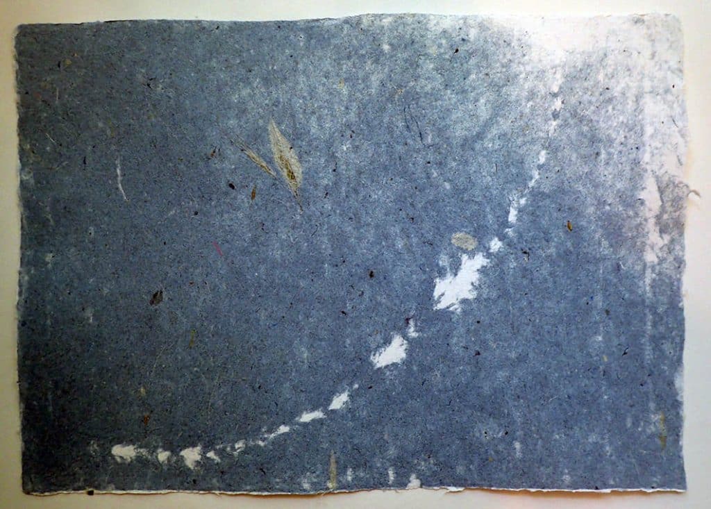 Jeanspapier mit weiß