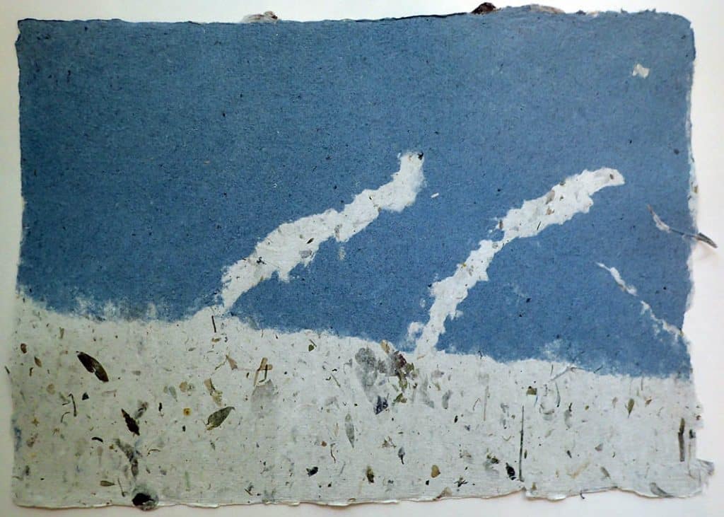 Pulpenmalerei Jeans Baumwolle