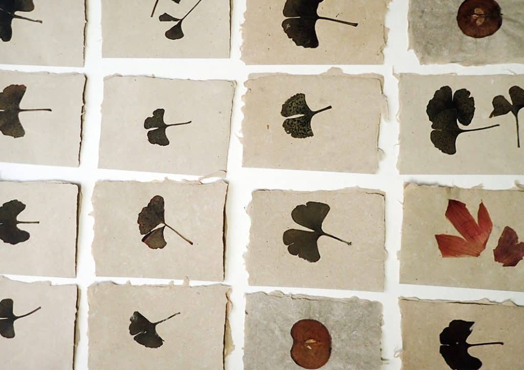 Einzelblätter in Papier