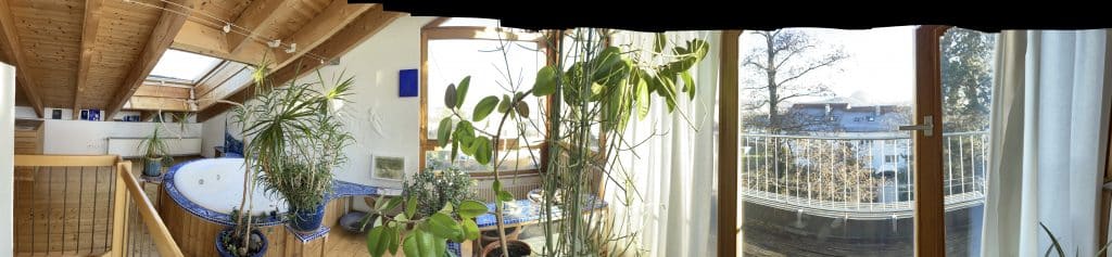 Hilde Franz Blick ins Atelier, Panoramabild, 2025