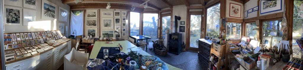 ehemaliges Atelier Hilde Franz, 2025, Panoramafoto